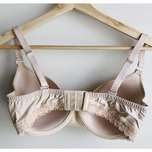 Felina Paramour Bra Size 32DDD Nude 255455 Memory Foam Convertible UW T-Shirt - Picture 2 of 3